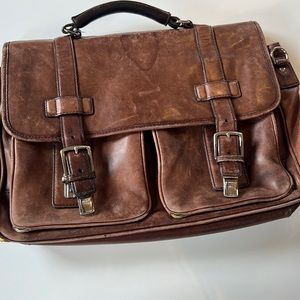 Vintage Coach Leather Briefcase